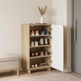 VidaXL Szafka na buty 48 x 38 x 87,5 cm Materiał drewnopochodny