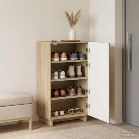 VidaXL Szafka na buty 48 x 38 x 87,5 cm Materiał drewnopochodny