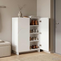 VidaXL Szafka na buty 73 x 38 x 87,5 cm Drewno inżynieryjne Biały