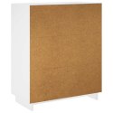 VidaXL Szafka na buty 73 x 38 x 87,5 cm Drewno inżynieryjne Biały