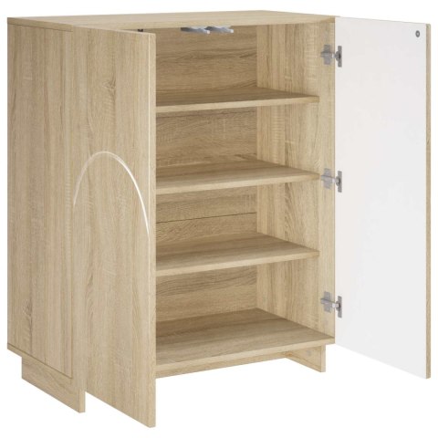 SZAFKA NA BUTY 73 X 38 X 87,5 CM DREWNO INŻYNIERYJNE DĄB SONOMA