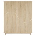 SZAFKA NA BUTY 73 X 38 X 87,5 CM DREWNO INŻYNIERYJNE DĄB SONOMA