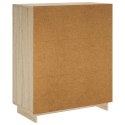 SZAFKA NA BUTY 73 X 38 X 87,5 CM DREWNO INŻYNIERYJNE DĄB SONOMA