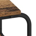 VidaXL Biurko z przechowalnią Stare drewno 113.5 x 52 x 75.5 cm