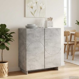 KOMODA BETONOWY SZARY 67 X 34,5 X 75 CM MATERIAŁ DREWNOPOCHODNY