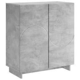 KOMODA BETONOWY SZARY 67 X 34,5 X 75 CM MATERIAŁ DREWNOPOCHODNY