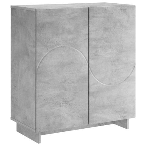 KOMODA BETONOWY SZARY 67 X 34,5 X 75 CM MATERIAŁ DREWNOPOCHODNY