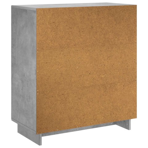 KOMODA BETONOWY SZARY 67 X 34,5 X 75 CM MATERIAŁ DREWNOPOCHODNY