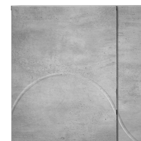 KOMODA BETONOWY SZARY 67 X 34,5 X 75 CM MATERIAŁ DREWNOPOCHODNY