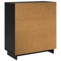 VidaXL Komoda Czarny 67 x 34,5 x 75 cm Materiał drewnopochodny