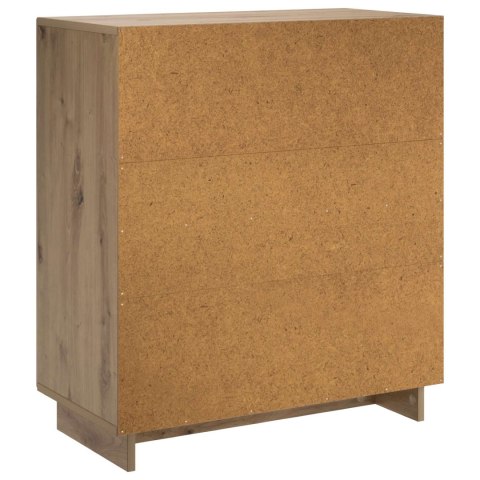 VidaXL Komoda Dąb artisan 67 x 34,5 x 75 cm Materiał drewnopochodny