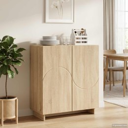 KOMODA DĄB SONOMA 67 X 34,5 X 75 CM MATERIAŁ DREWNOPOCHODNY