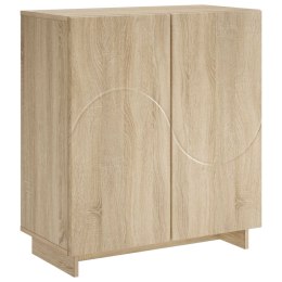 KOMODA DĄB SONOMA 67 X 34,5 X 75 CM MATERIAŁ DREWNOPOCHODNY