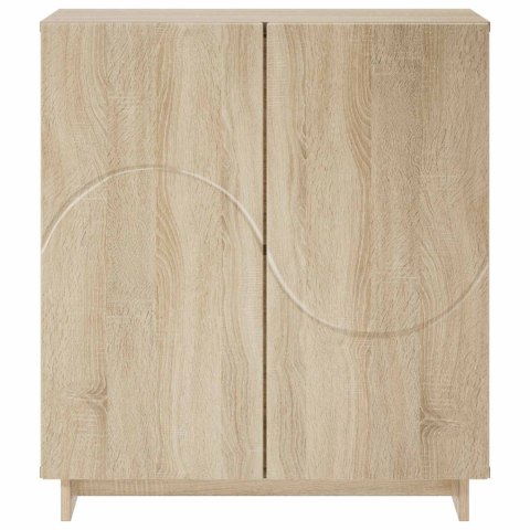 KOMODA DĄB SONOMA 67 X 34,5 X 75 CM MATERIAŁ DREWNOPOCHODNY