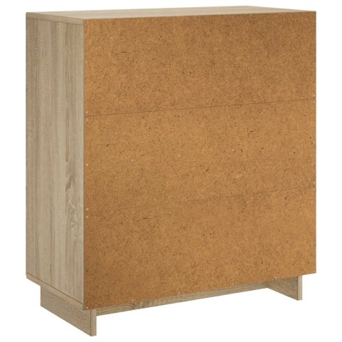 KOMODA DĄB SONOMA 67 X 34,5 X 75 CM MATERIAŁ DREWNOPOCHODNY