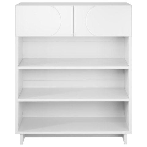 SZAFKA NA BUTY 73 X 38 X 87,5 CM MATERIAŁ DREWNOPOCHODNY BIAŁY