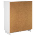 SZAFKA NA BUTY 73 X 38 X 87,5 CM MATERIAŁ DREWNOPOCHODNY BIAŁY