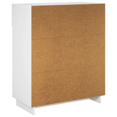 SZAFKA NA BUTY 73 X 38 X 87,5 CM MATERIAŁ DREWNOPOCHODNY BIAŁY