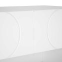 SZAFKA NA BUTY 73 X 38 X 87,5 CM MATERIAŁ DREWNOPOCHODNY BIAŁY