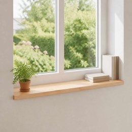 VidaXL Parapety 2 szt. naturalny 70 x 15 x 2 cm Drewno bukowe