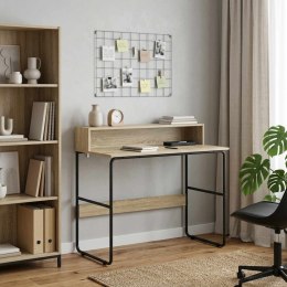VidaXL Biurko z przechowalnią dąb Sonoma 100 x 50 x 91 cm