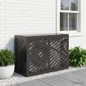 VidaXL Pokrywa do klimatyzatora Czarny 90 x 40 x 60 cm Stal