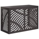 VidaXL Pokrywa do klimatyzatora Czarny 90 x 40 x 60 cm Stal