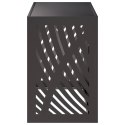 VidaXL Pokrywa do klimatyzatora Czarny 90 x 40 x 60 cm Stal