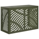 VidaXL Pokrywa do klimatyzatora Oliwkowy zielony 90 x 40 x 60 cm Stal