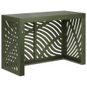 VidaXL Pokrywa do klimatyzatora Oliwkowy zielony 90 x 40 x 60 cm Stal