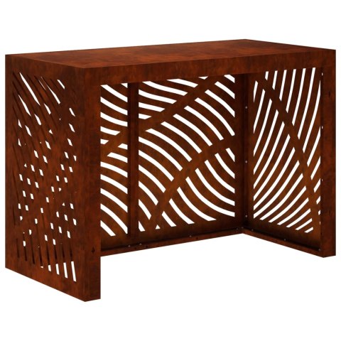 VidaXL Pokrywa do klimatyzatora Rdzawy 100 x 50 x 70 cm
