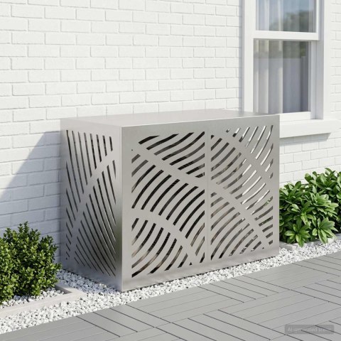 VidaXL Pokrywa do klimatyzatora srebrny 100 x 50 x 70 cm