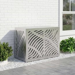 VidaXL Pokrywa do klimatyzatora srebrny 90 x 40 x 60 cm