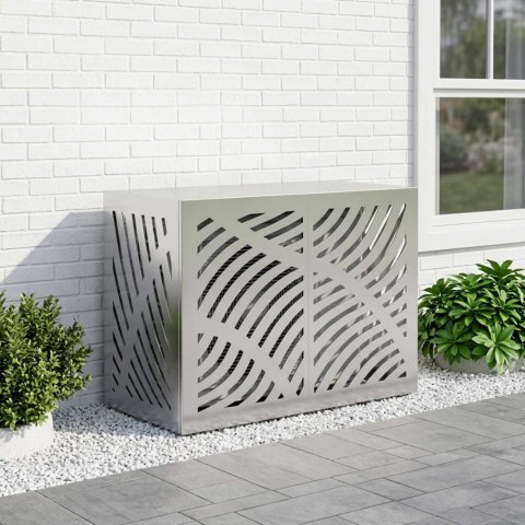 VidaXL Pokrywa do klimatyzatora srebrny 90 x 40 x 60 cm