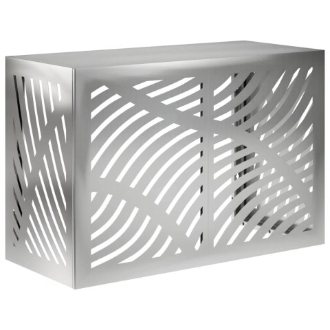 VidaXL Pokrywa do klimatyzatora srebrny 90 x 40 x 60 cm