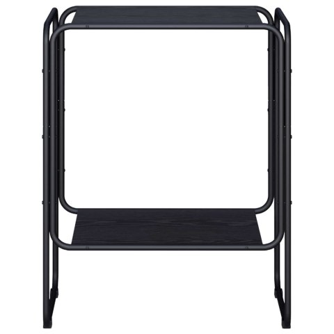 VidaXL Komoda Czarny dąb 60 x 38 x 75 cm Drewno konstrukcyjne