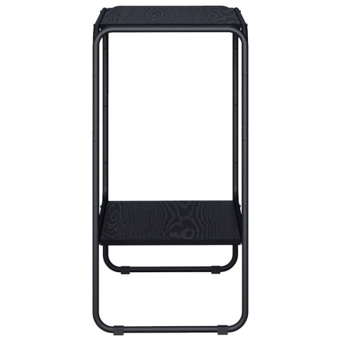 VidaXL Komoda Czarny dąb 60 x 38 x 75 cm Drewno konstrukcyjne