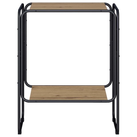 VidaXL Komoda Dąb artisan 60 x 38 x 75 cm Drewno konstrukcyjne