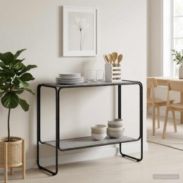 VidaXL Komoda Szary Sonoma 93,5 x 38 x 75 cm Drewno konstrukcyjne