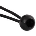 LINY BUNGEE Z KULAMI 24 SZT. CZARNY 4 MM X 22 CM POLIPROPYLEN