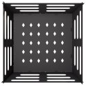 VidaXL Kominek Czarny 40 x 40 x 20 cm Stal