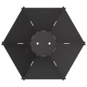 KOMINEK CZARNY 58,5 X 51,5 X 19,5 CM STAL