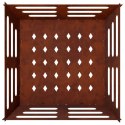 VidaXL Kominek Rdzawy 40 x 40 x 20 cm Stal kortenowska