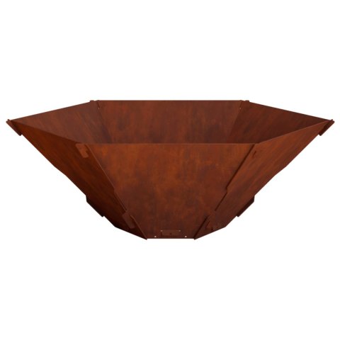 VidaXL Kominek Rdzawy 58,5 x 51,5 x 19,5 cm Stal kortenowska