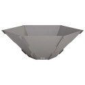 VidaXL Kominek Rdzawy 58,5 x 51,5 x 19,5 cm Stal kortenowska