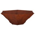 VidaXL Kominek Rdzawy 58,5 x 51,5 x 19,5 cm Stal kortenowska