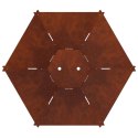 VidaXL Kominek Rdzawy 58,5 x 51,5 x 19,5 cm Stal kortenowska