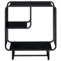 VidaXL Komoda Czarny dąb 60 x 37.5 x 64.5 cm Materiał drewnopochodny