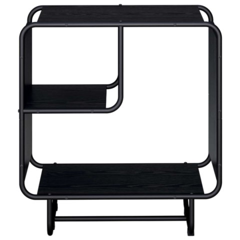 VidaXL Komoda Czarny dąb 60 x 37.5 x 64.5 cm Materiał drewnopochodny