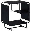 VidaXL Komoda Czarny dąb 60 x 37.5 x 64.5 cm Materiał drewnopochodny